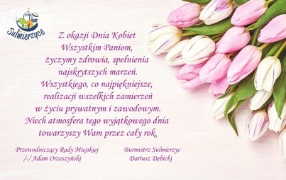 Zdjęcie do ŻYCZENIA Z OKAZJI DNIA KOBIET