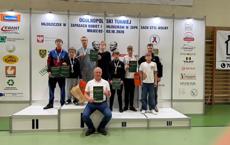 Wyniki Ogólnopolskich Zawodów Młodzików w zapasach w stylu wolnym